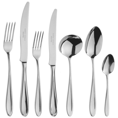 Image showing the Sophie Conran for Arthur Price Rivelin 7 piece place setting, stainless steel product.