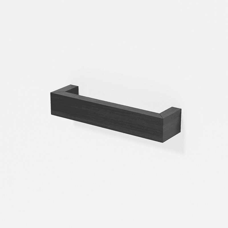Slimline Hand Towel Rail, L28cm, Dark Oak