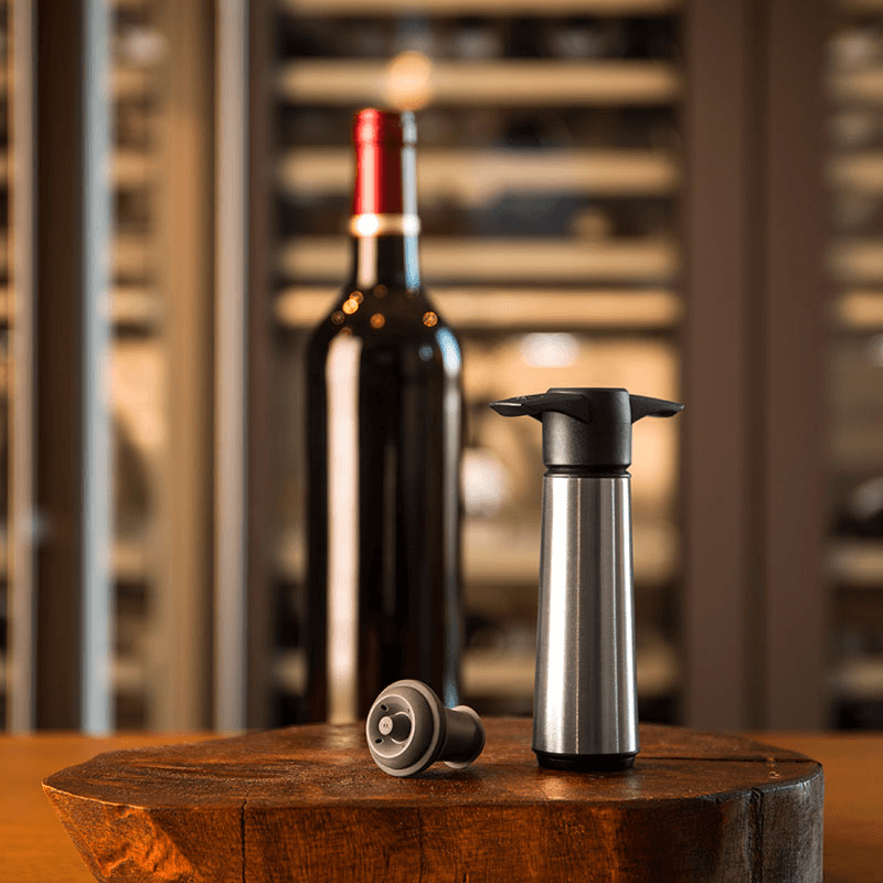 Wine Saver Gift Set, Stainless Steel