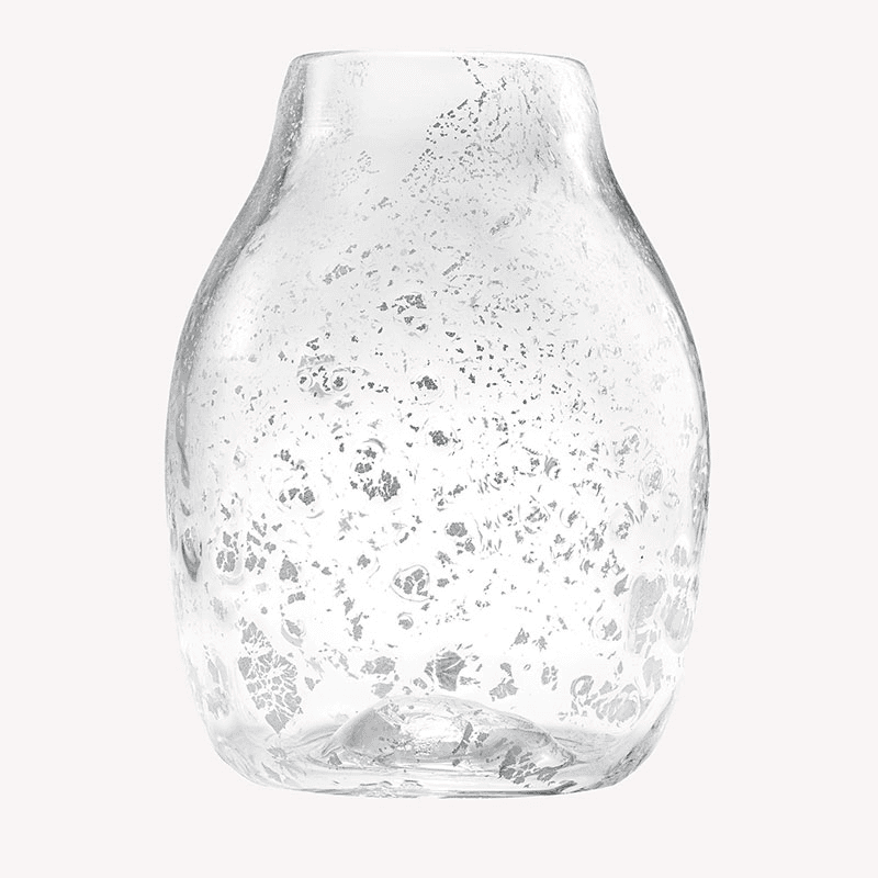 MOLTEN 1090 FLECK Vase, H16.5cm, Silver