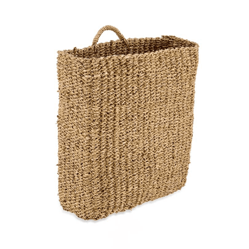 Putlar Seagrass Wall Hung Basket, Large, Natural