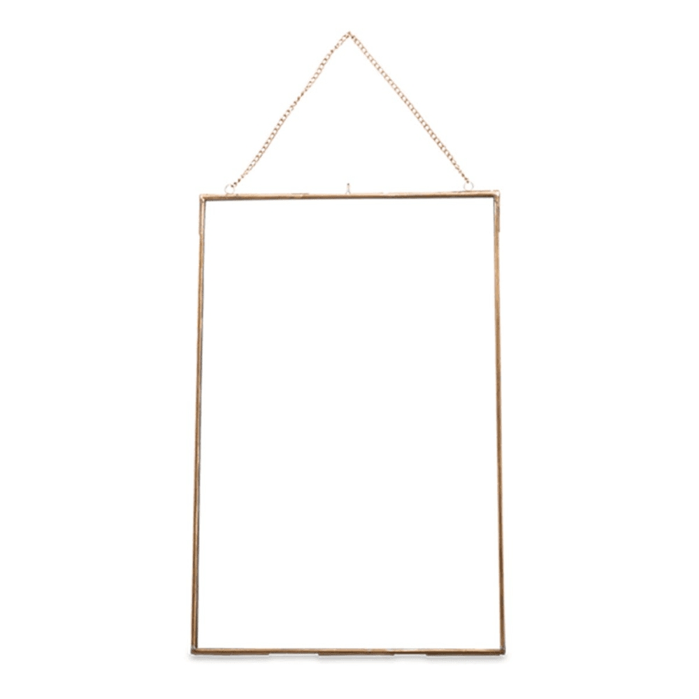 Kiko Rectangle Portrait Frame, H50 x W35cm, Antique Brass