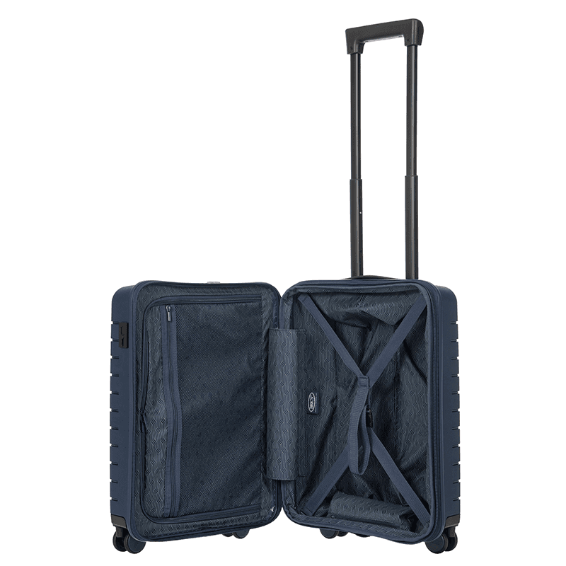 Ulisse Expandable Suitcase, H55 x W23 x L37cm, Ocean Blue