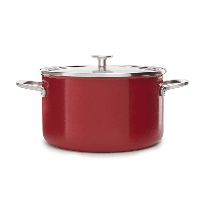 Steel Core Enamel Casserole, 20cm, Empire Red