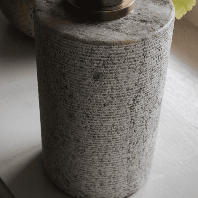 Asana Marble Soap Dispenser, Grey