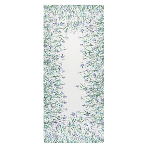 Image showing the Iris Linen Tablecloth, 165 x 300cm, Purple product.