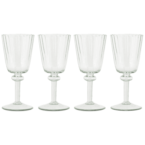 Image showing the Minati Set  of 4 Wine Glasses, 300ml, Clear product.