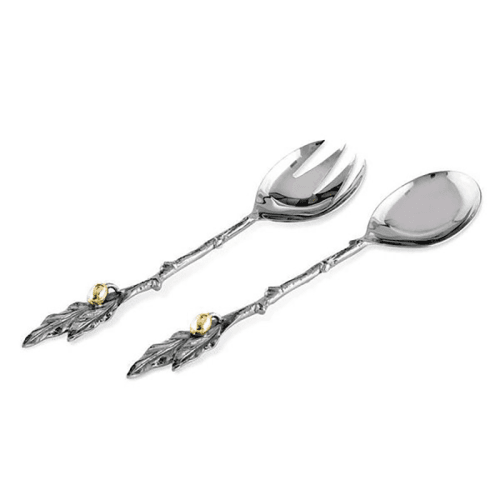 Image showing the Olive Salad Servers, L28cm, Silver product.