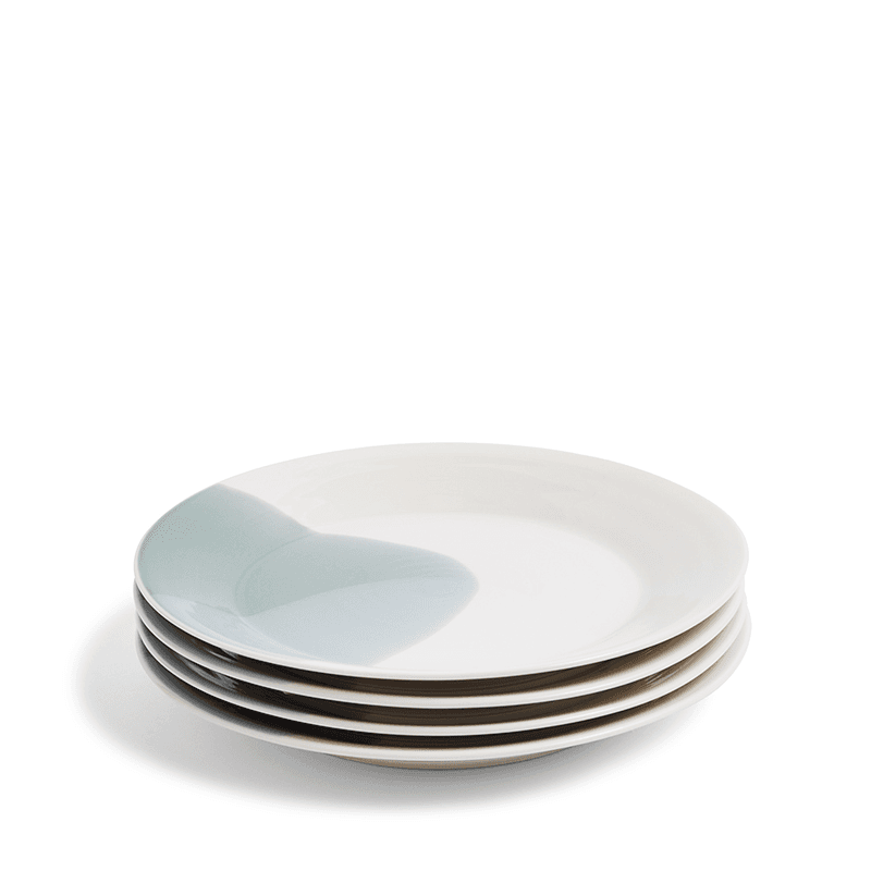 Signature 1815 Set of 4 Plates, D24cm, Green