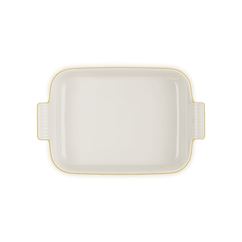 Stoneware Heritage Rectangular Dish, 32cm, Nectar