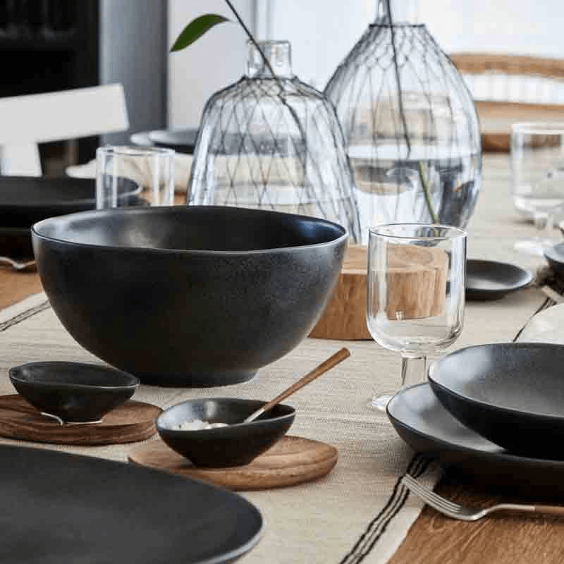 Livia Serving Bowl, D26cm, Matte Black
