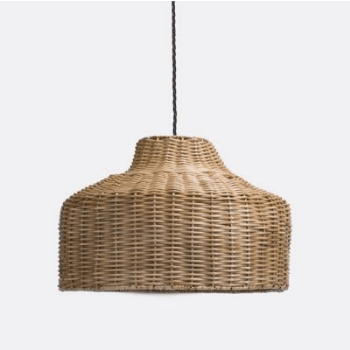 Image showing the Pendant Lampshade, Asho, Rattan, Small, 36cm product.