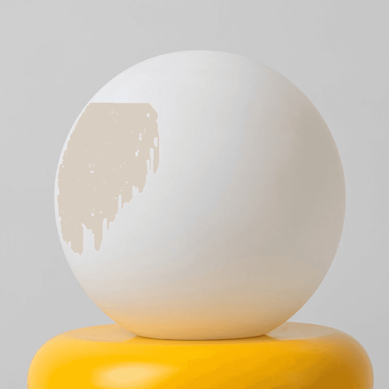 Tube Cordless Table Lamp, H20cm, Yellow