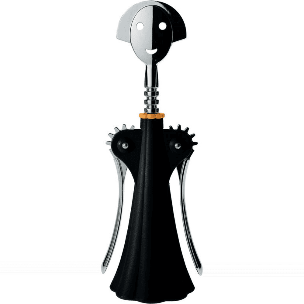 Anna G by Alessandro M Corkscrew, H24.5cm, Black