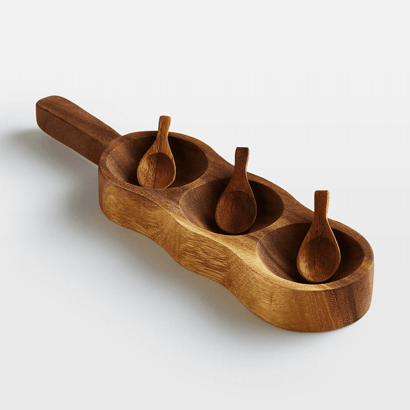 Gava Trio Server, H30.4 x W7.6 x D3cm, Natural