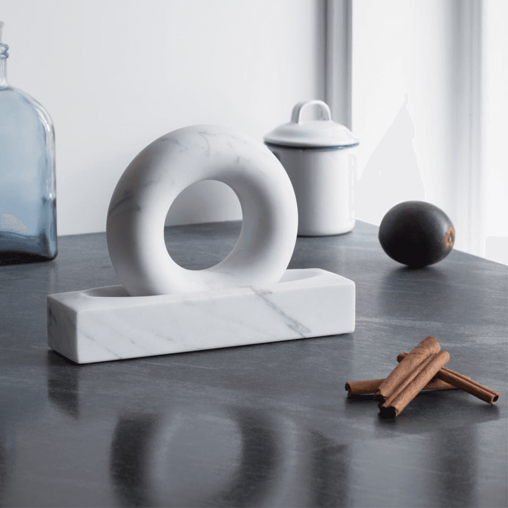 Tondo Pestle and mortar, grey