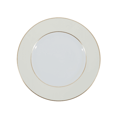 Image showing the Sous Le Soleil Dessert Plate, D22.5cm, Matt Gold Classic Ivory product.