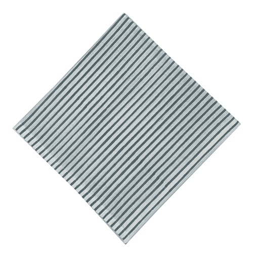 Image showing the Florence Striped Napkin, L45 x W45cm, French Blue product.