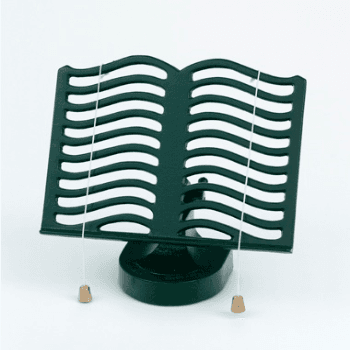 Image showing the Cook Book Stand, Cast Iron, Green product.