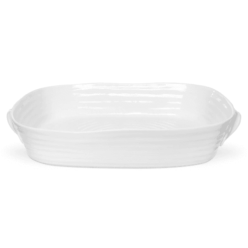 Image showing the Ceramics Handled Roasting Dish, 36 x 28cm, White product.