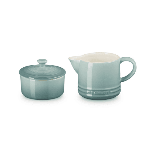 Image showing the Stoneware Signature Milk and Sugar Set, Sea Salt product.