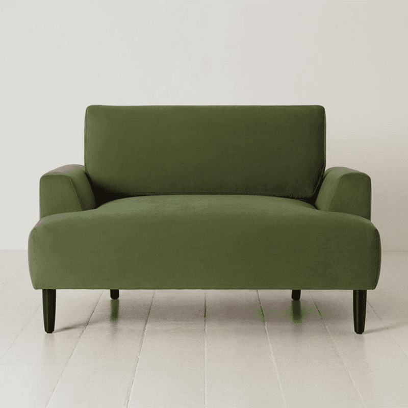 Model 05 Velvet Love Seat, Vine