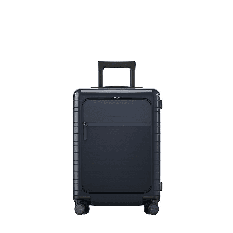 M5 Smart Cabin Suitcase, H55 x W23 x L40cm, Glossy Night Blue
