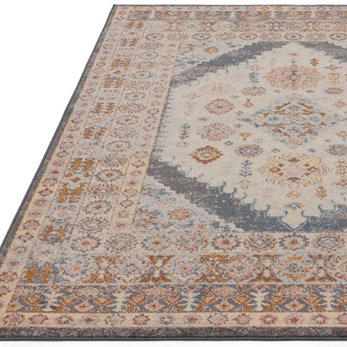 Image showing the Flores fiza classic persian medallion rug, 200 x 290cm, Multi product.