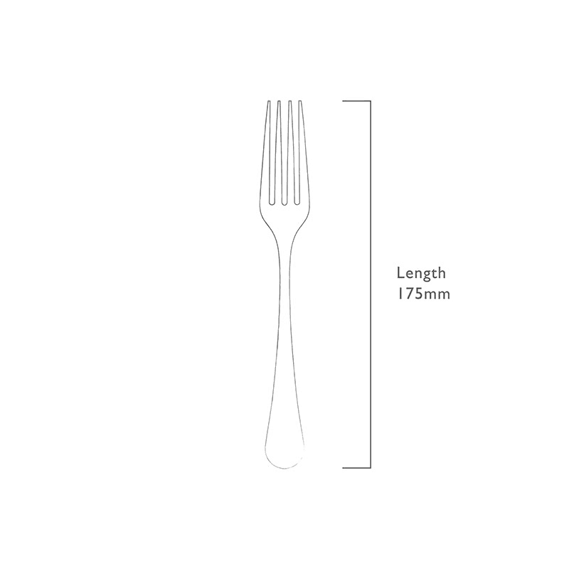 Radford Side Fork, Stainless Steel
