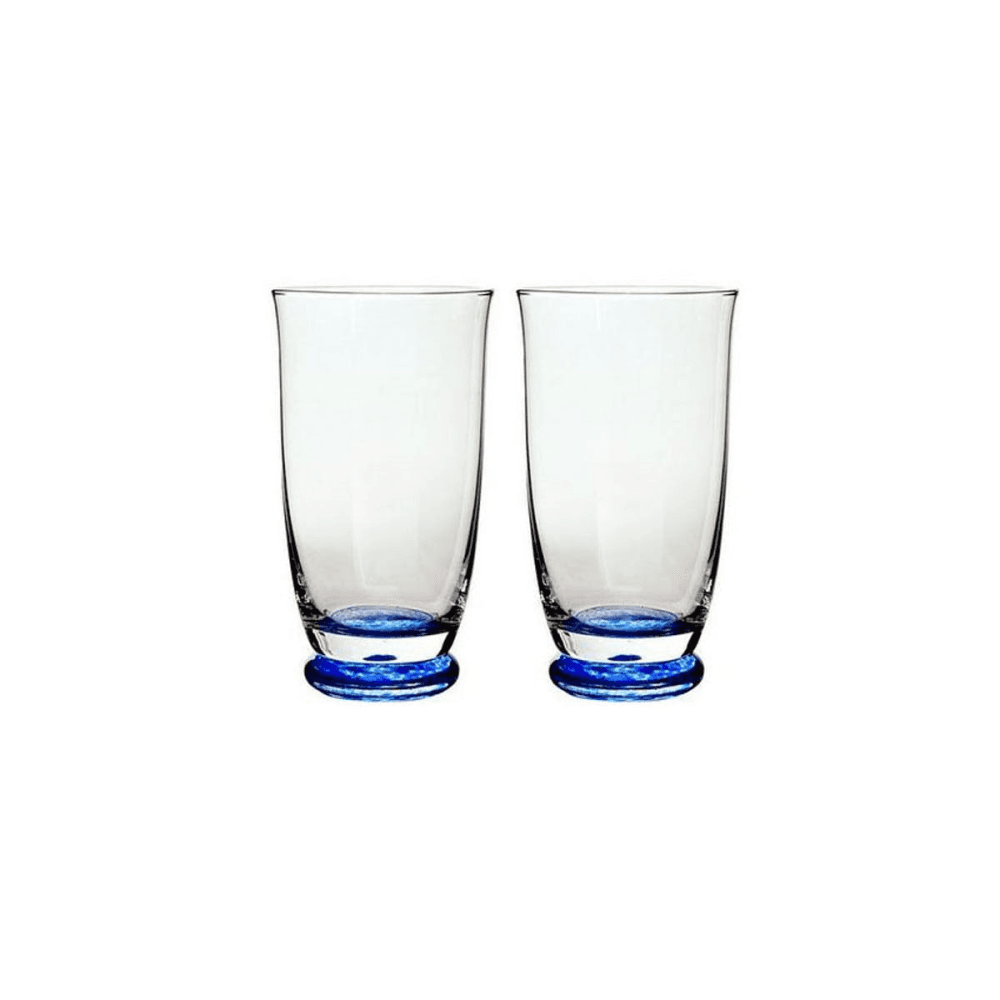 Imperial Blue Pair of large tumblers, 40cl