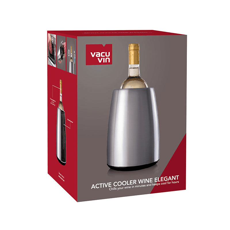 Active Wine Cooler Elegant, Stainless Steel