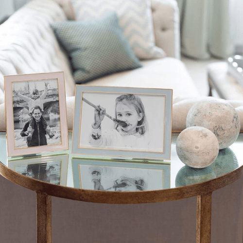 Image showing the Enamel Photo Frame, 5 x 7", Powder Grey product.