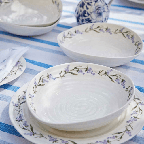 Image showing the Lavandula Set of 4 Pasta Bowls, L23.5 x W21.5cm, Multi product.