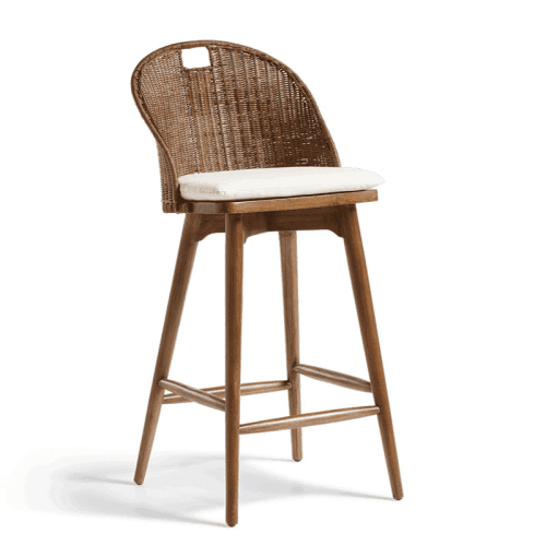 Image showing the Panela Bar Stool, Chestnut product.