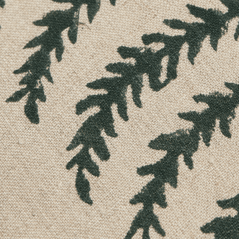 Areca Cushion Cover, 56cm x 56cm, Midnight Green