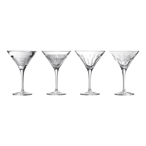 Image showing the Mixology Set of 4 Martini Glasses, 250ml, Clear product.