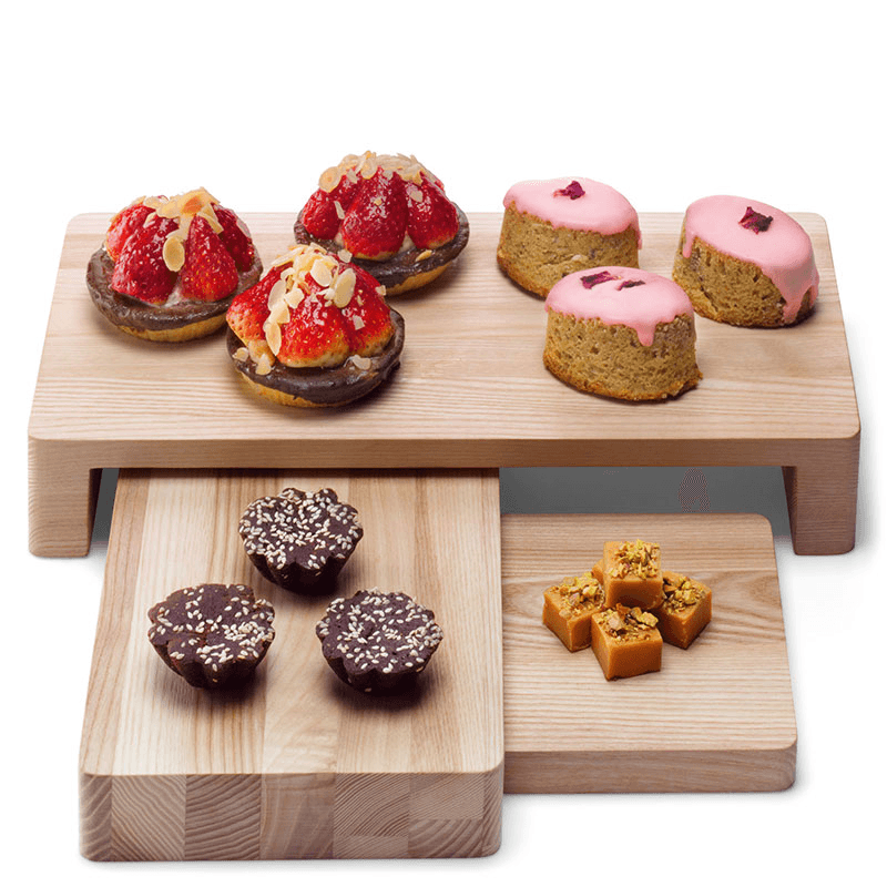 Collective Wooden Platter Set, Ash