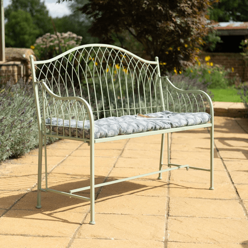 Image showing the Hampton Bench, Soft Green product.