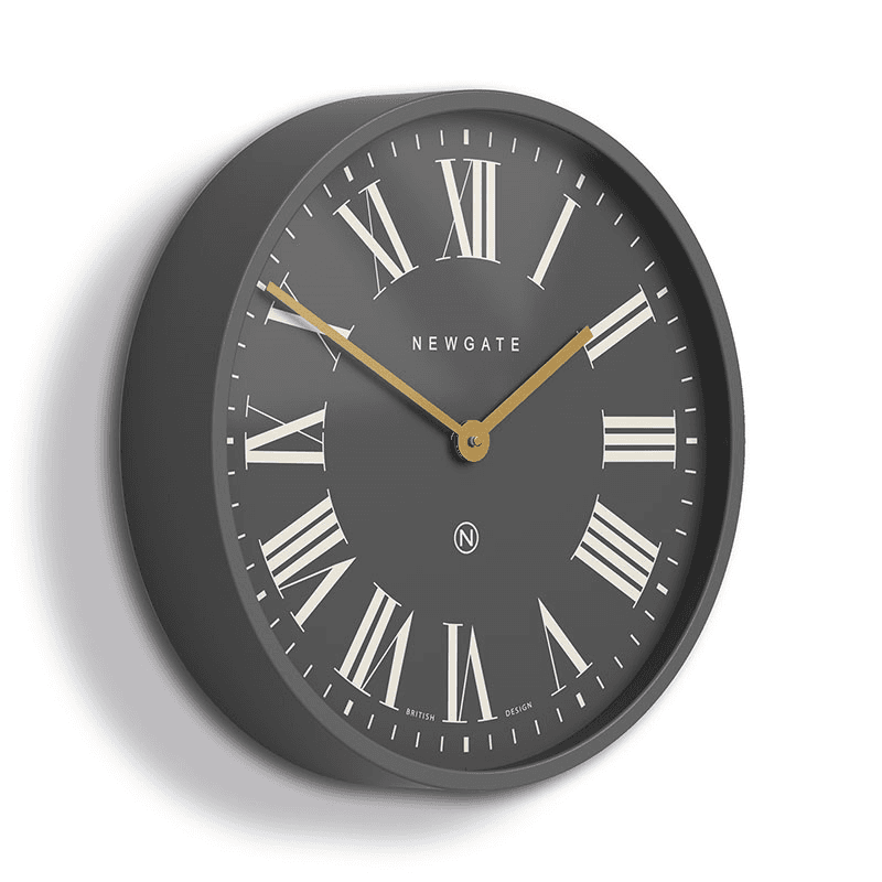 Mr Butler Wall Clock, D45cm, Moonstone Grey/Cream