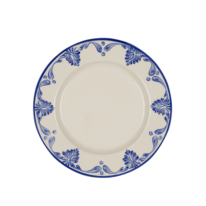 Eleanor Set of 6 Dinner Plates, D26.5cm, Blue