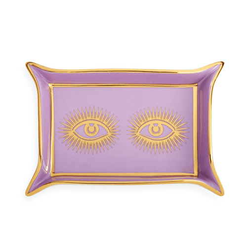 Image showing the Eyes Valet Tray, Pink product.