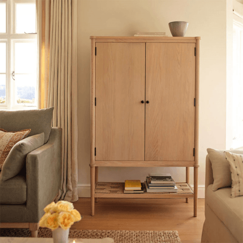 Image showing the Frome Cabinet, Natural Oak product.