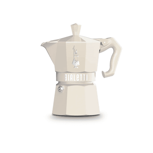 Image showing the Bialetti Moka Espresso Pot, 6 Cup Capacity, Cream product.