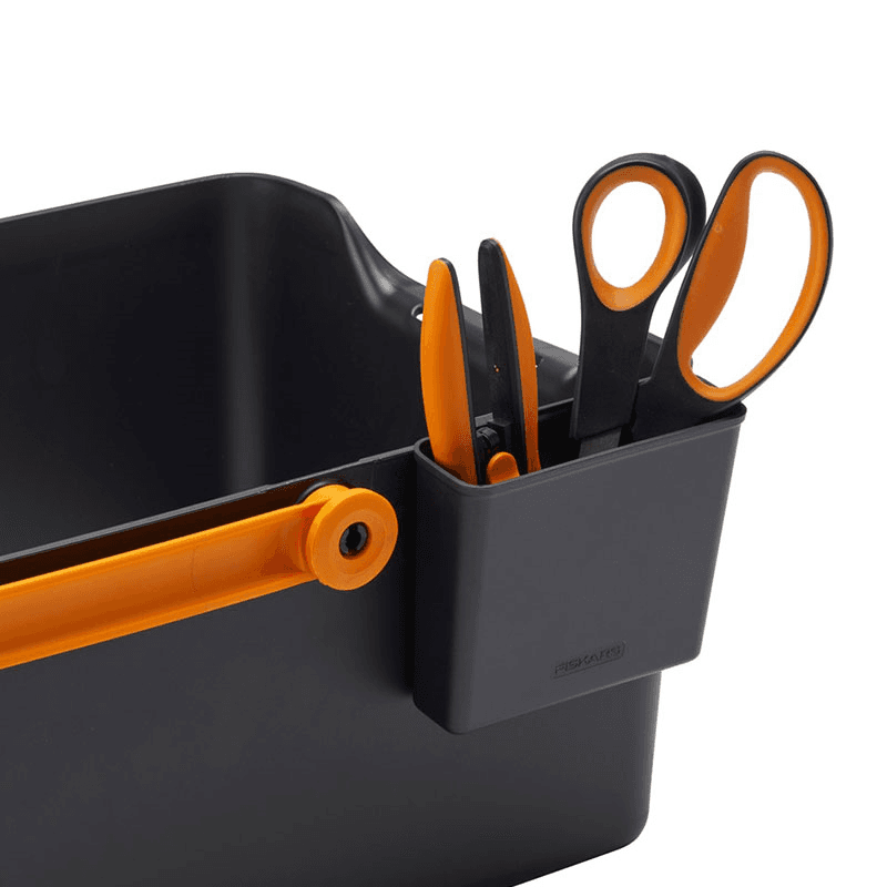Urban Gardening Tool Box, H17.5 x L34.9 x W31.4cm, Black and Orange