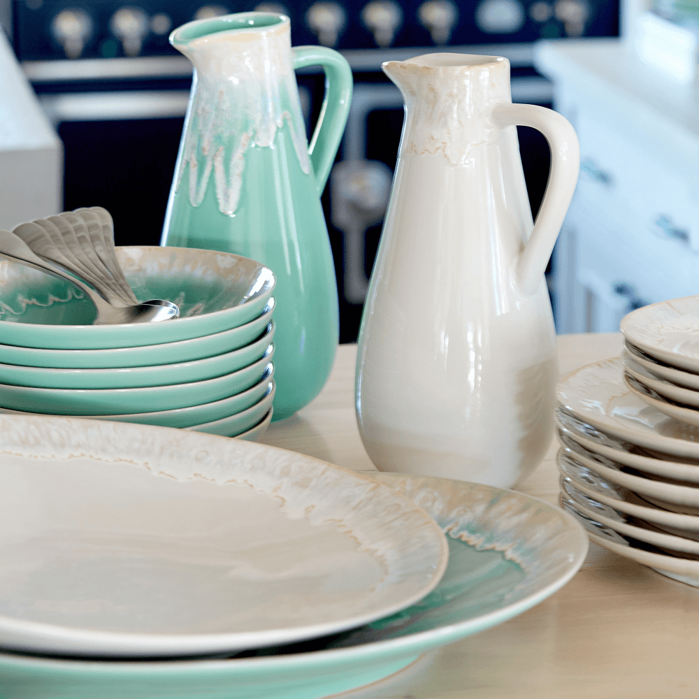 Taormina Set of 6 bread plates, 17cm, White