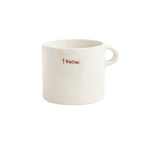 Image showing the I Know Mug, 500ml, Red product.