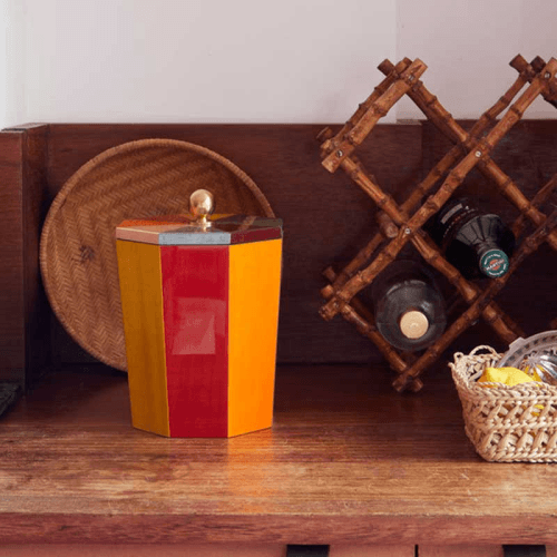 Image showing the Rainbow Ice Bucket, H21cm, Multi product.