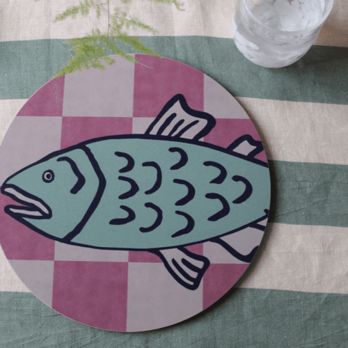 Image showing the Poisson Placemat, D28cm product.