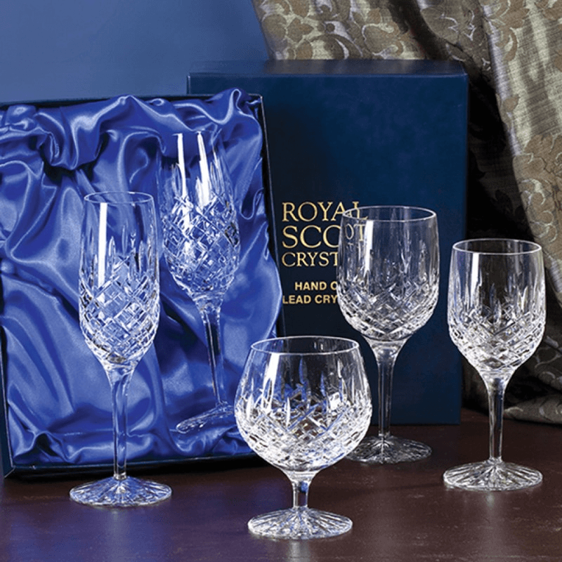 London Pair of brandy glasses