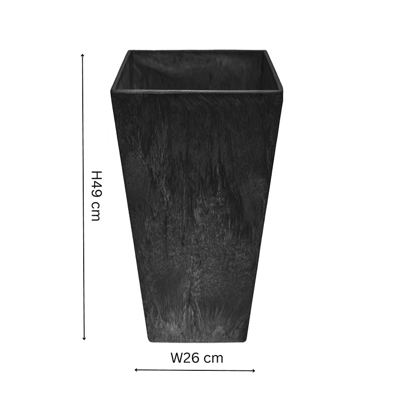 Ella Vase, D26cm, Black